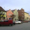 Old market square in Grodzisk Wielkopolski (Poland)